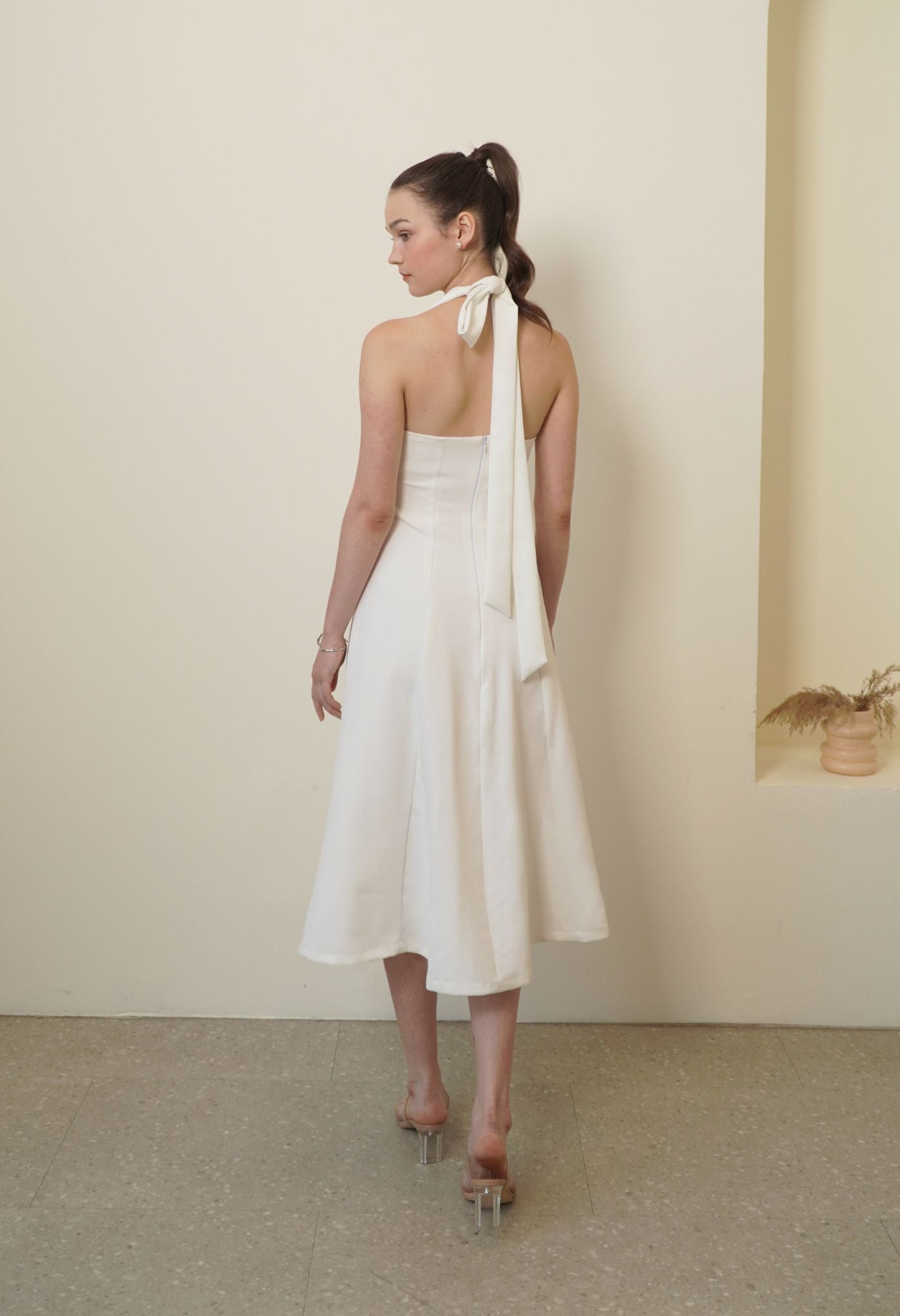 Isola Dress White