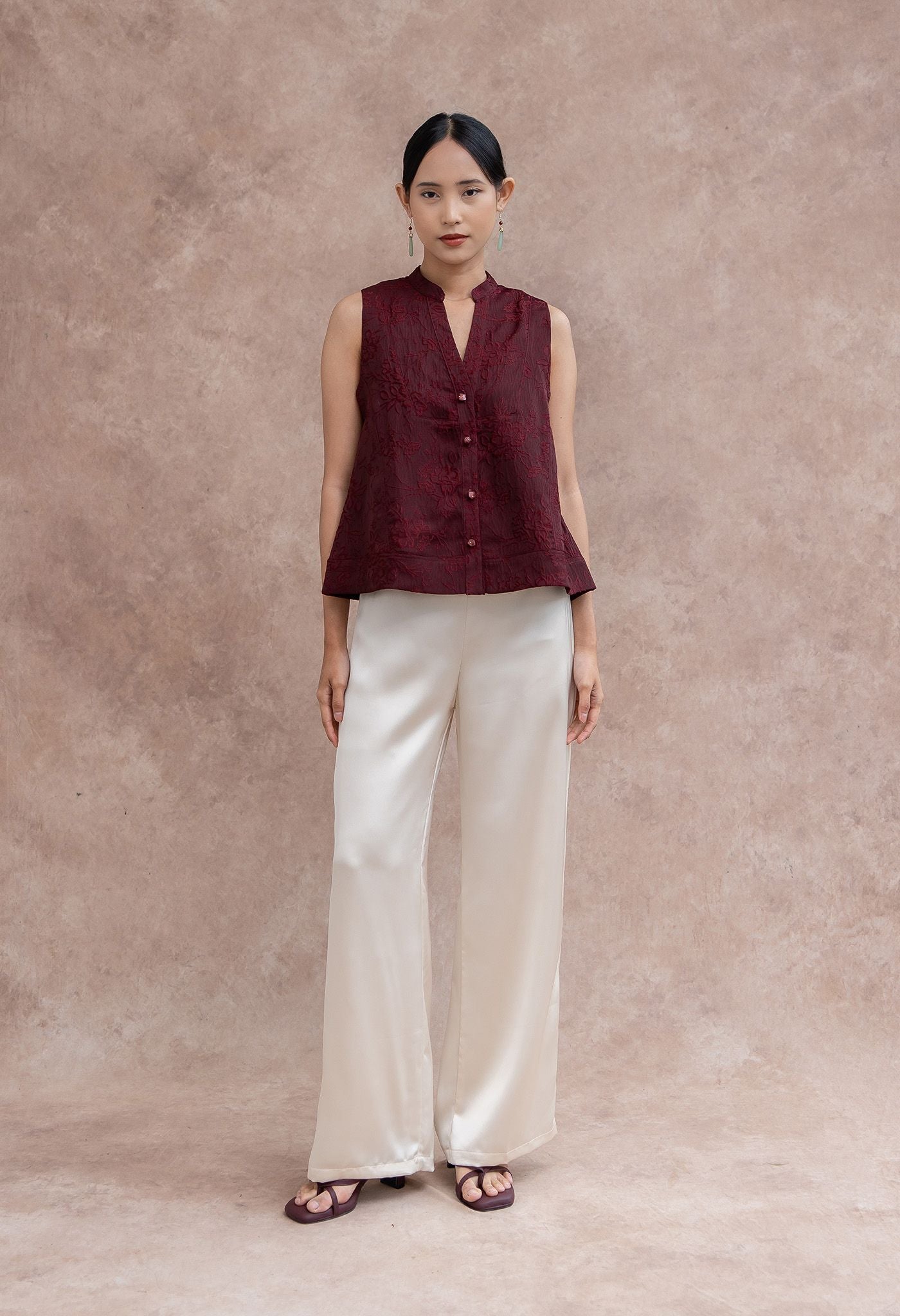 Hua Top Maroon