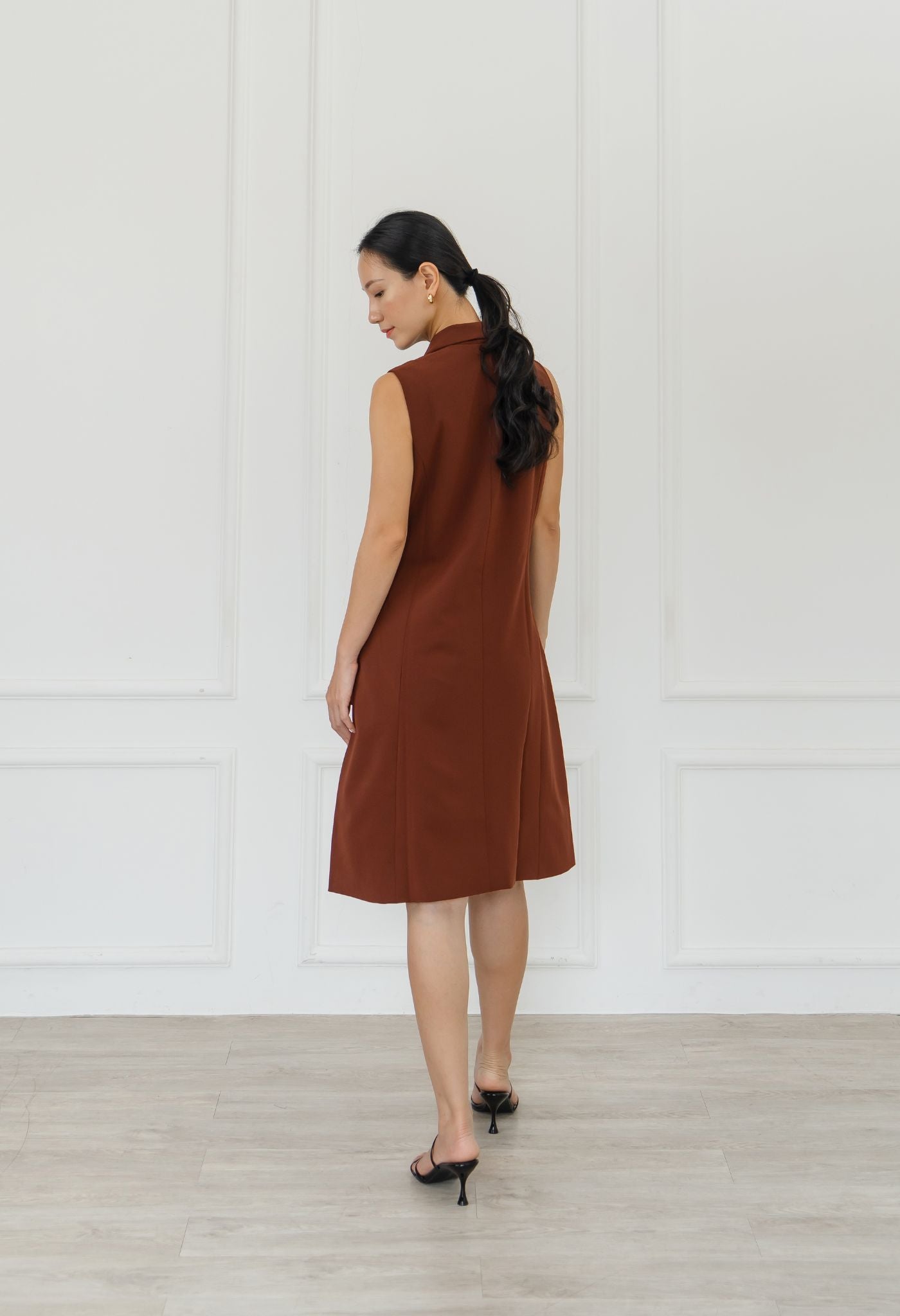 Edith Dress Caramel