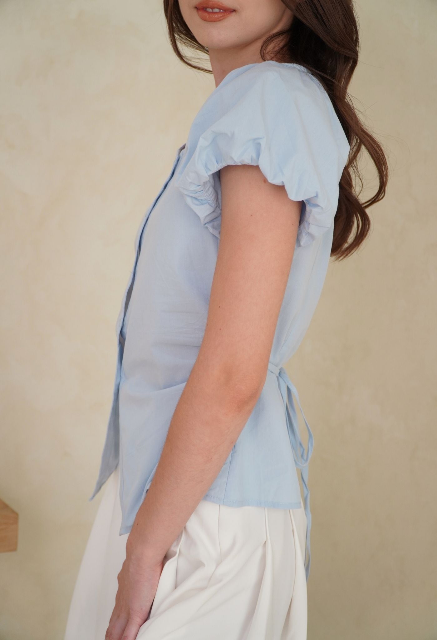 Sophie Blouse Sky Blue