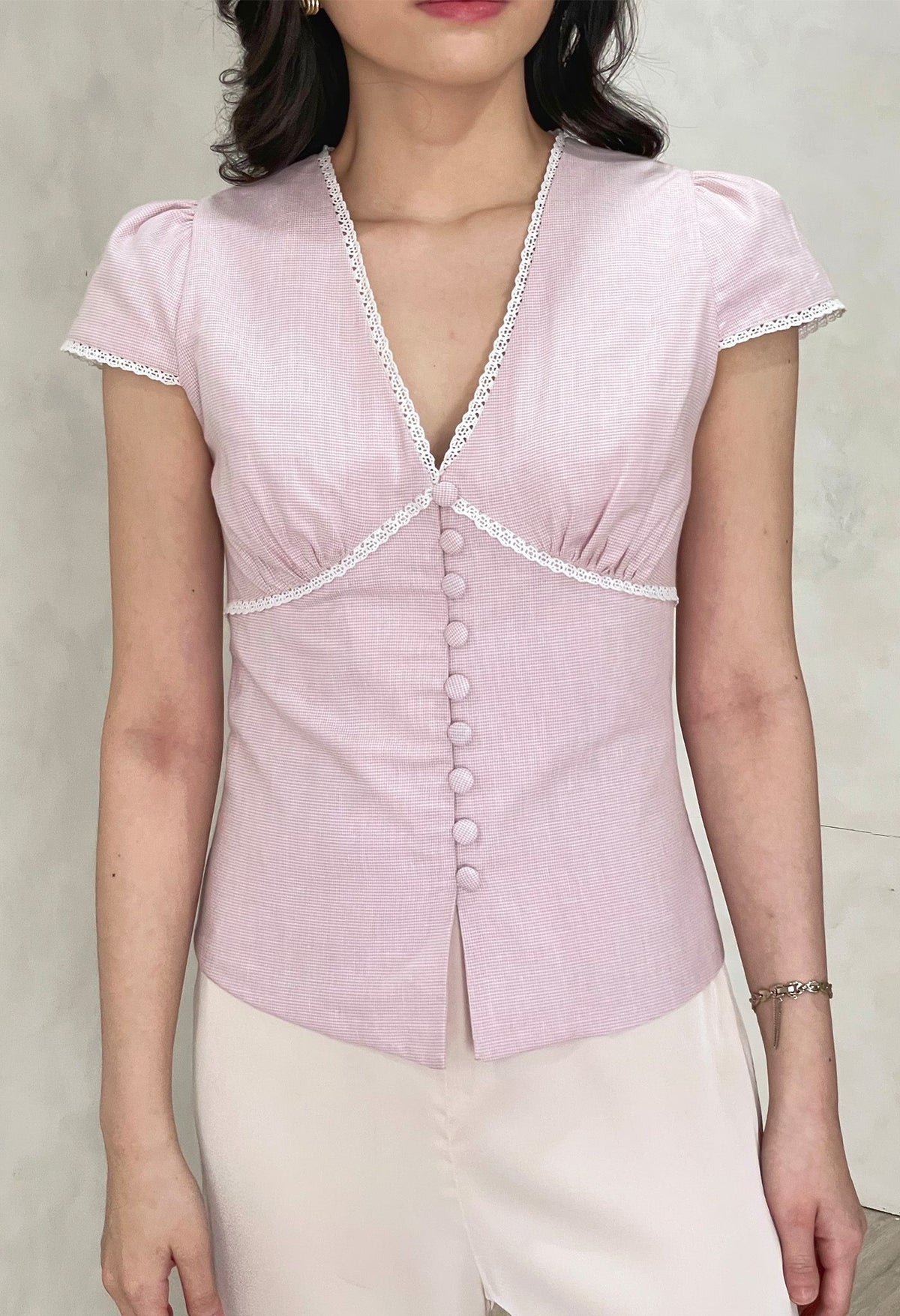 Ophelia Top Powder Pink