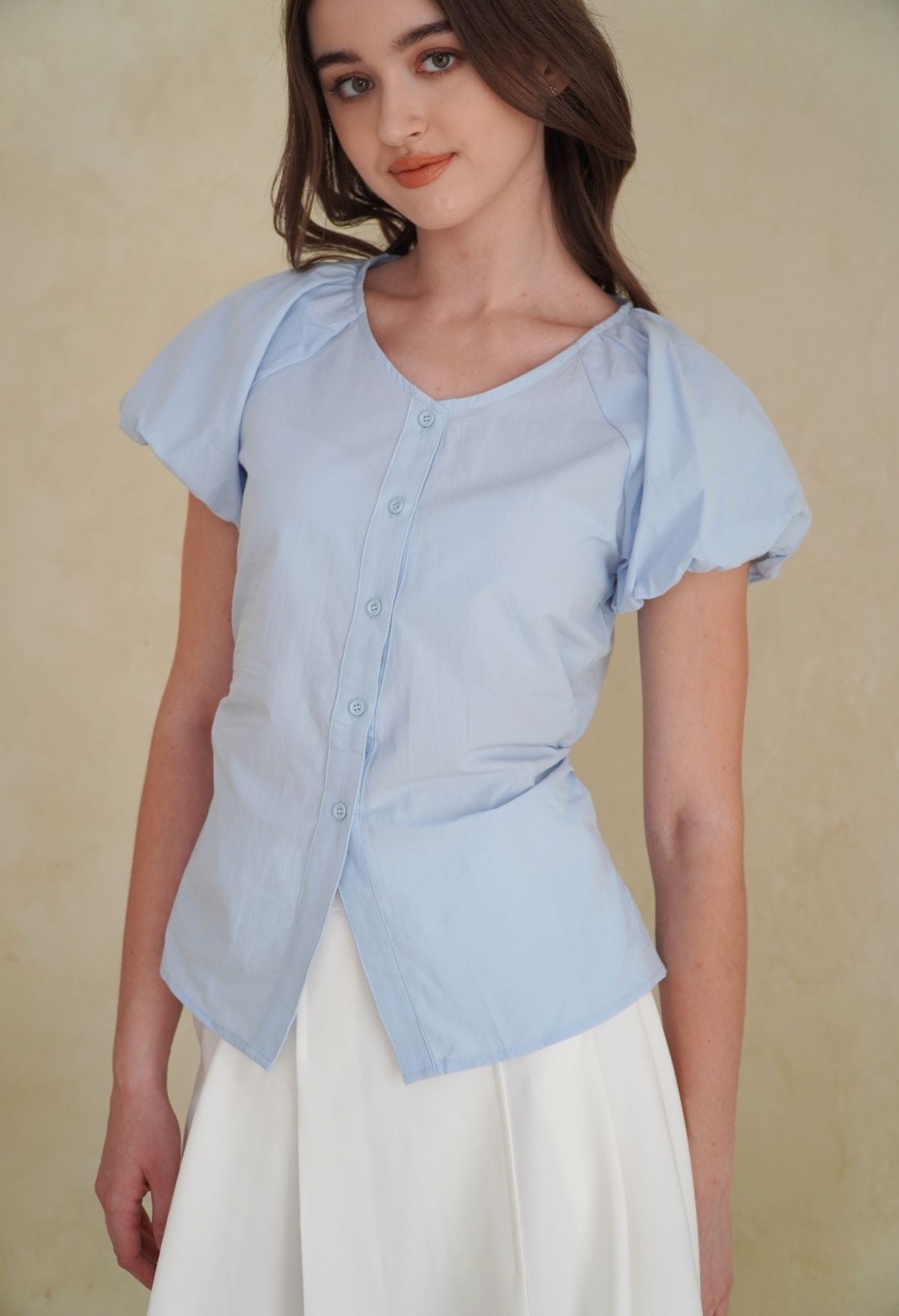 Sophie Blouse Sky Blue