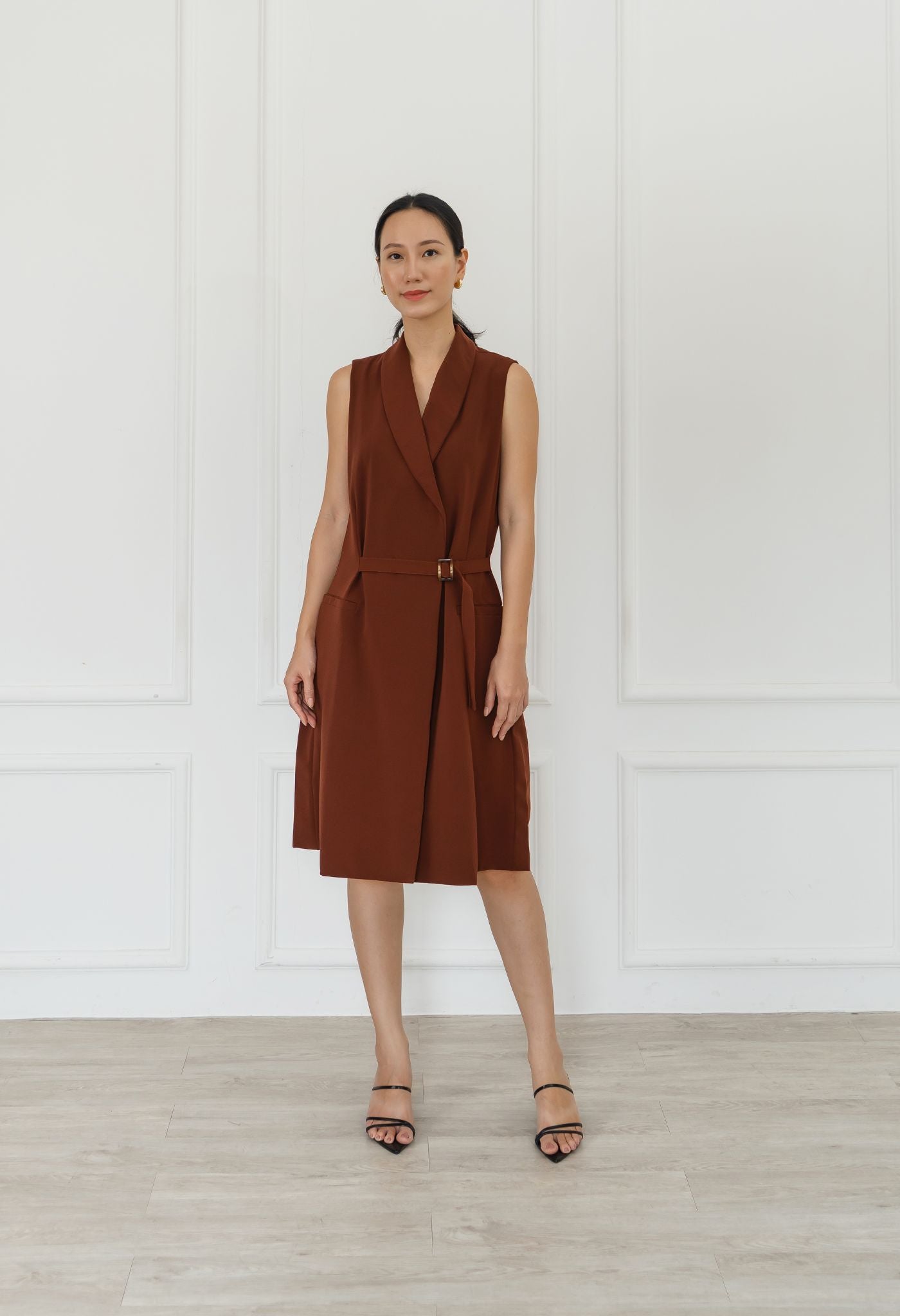 Edith Dress Caramel