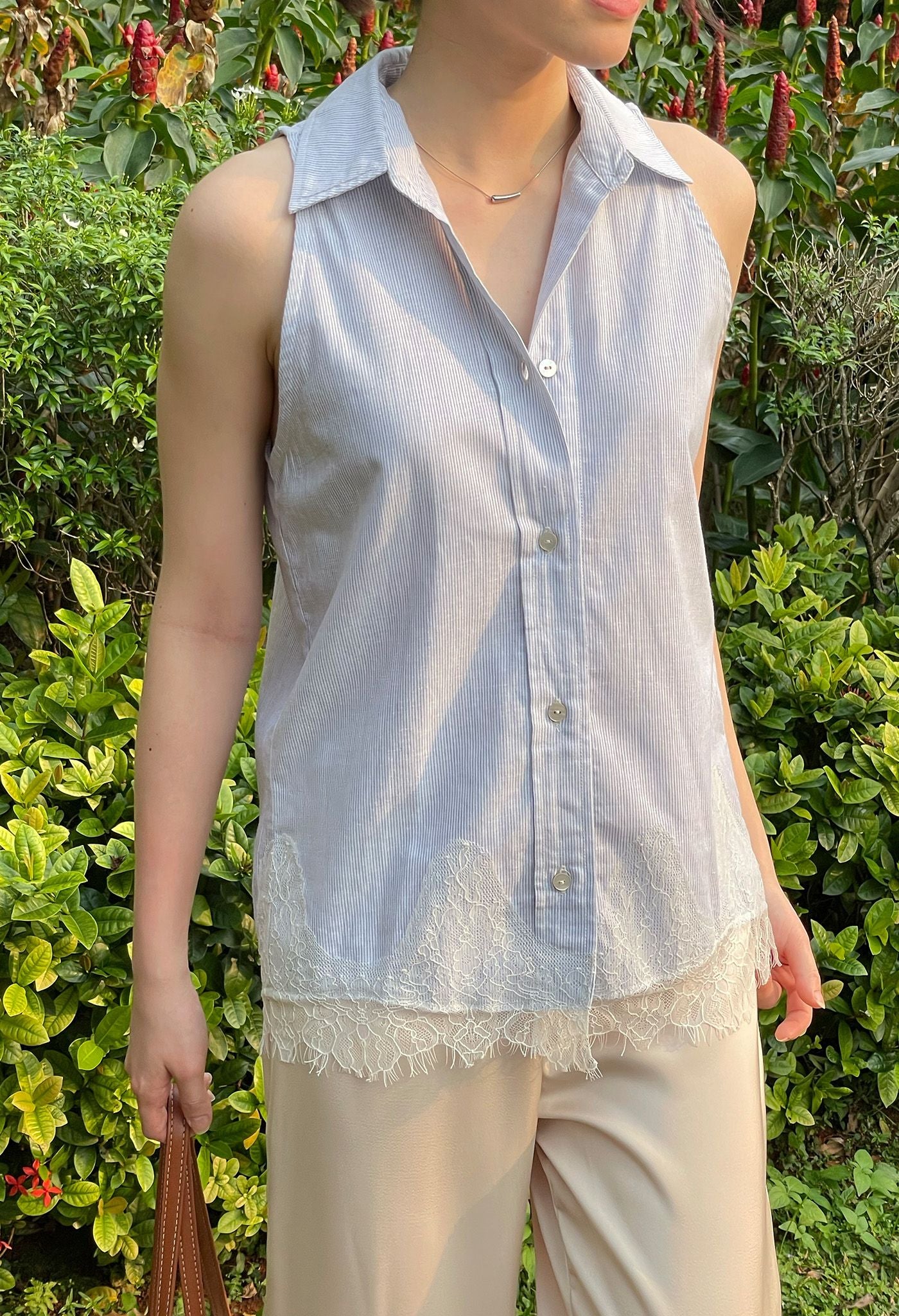 Freya Shirt Blue Stripes