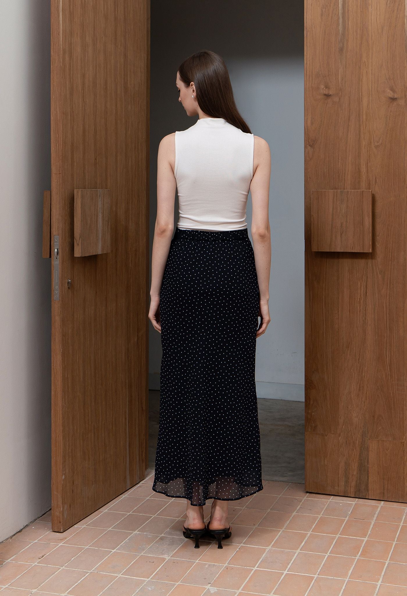 Maris Skirt in Dark Navy