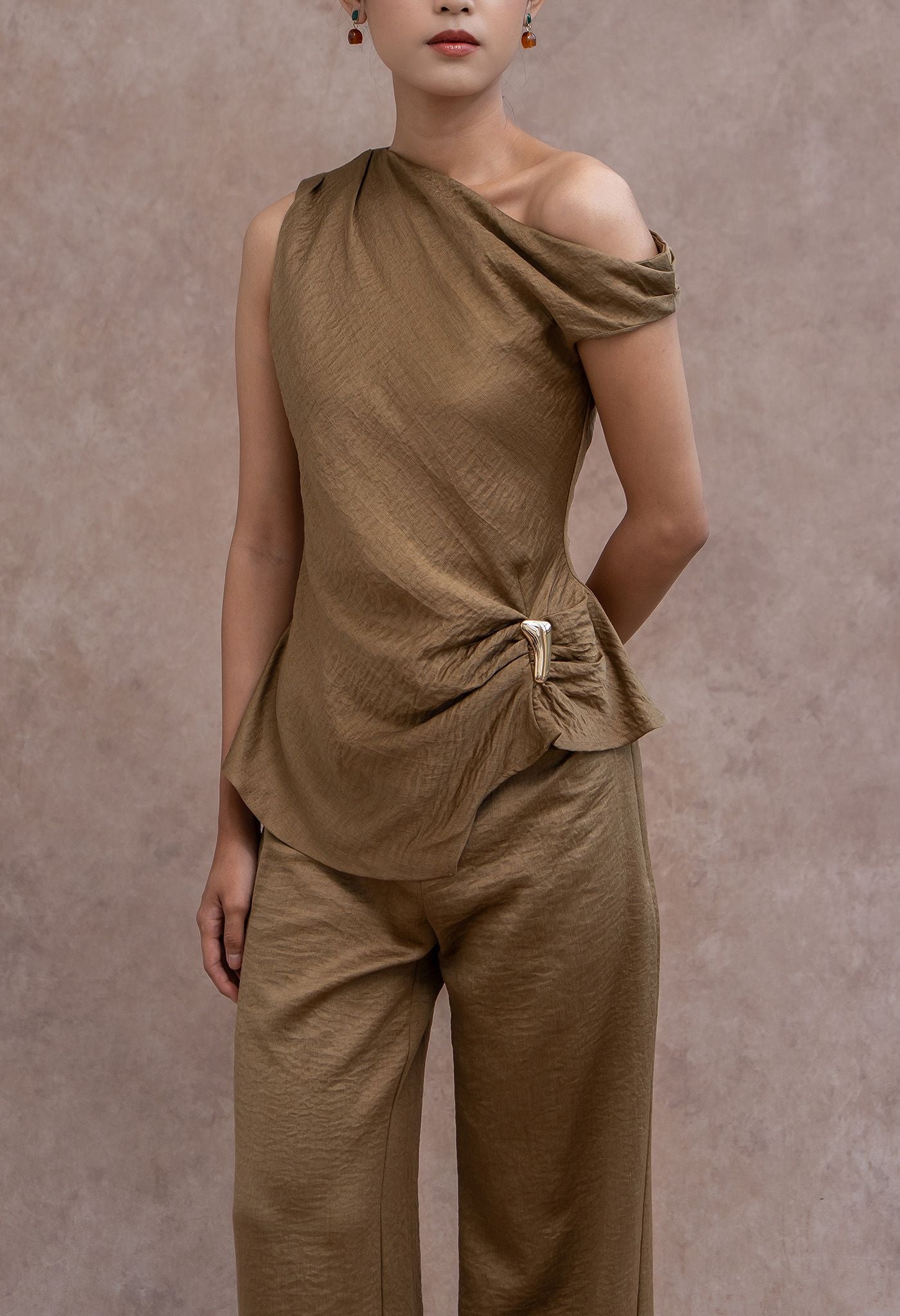 Rui Top Brown Olive