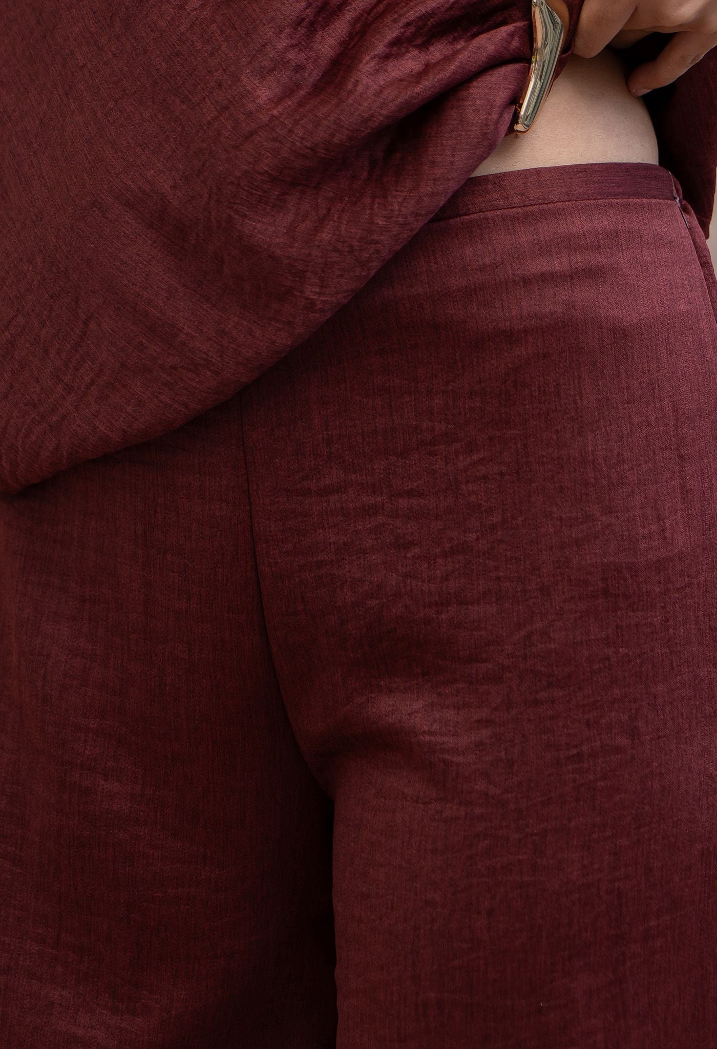 Rui Pants Maroon