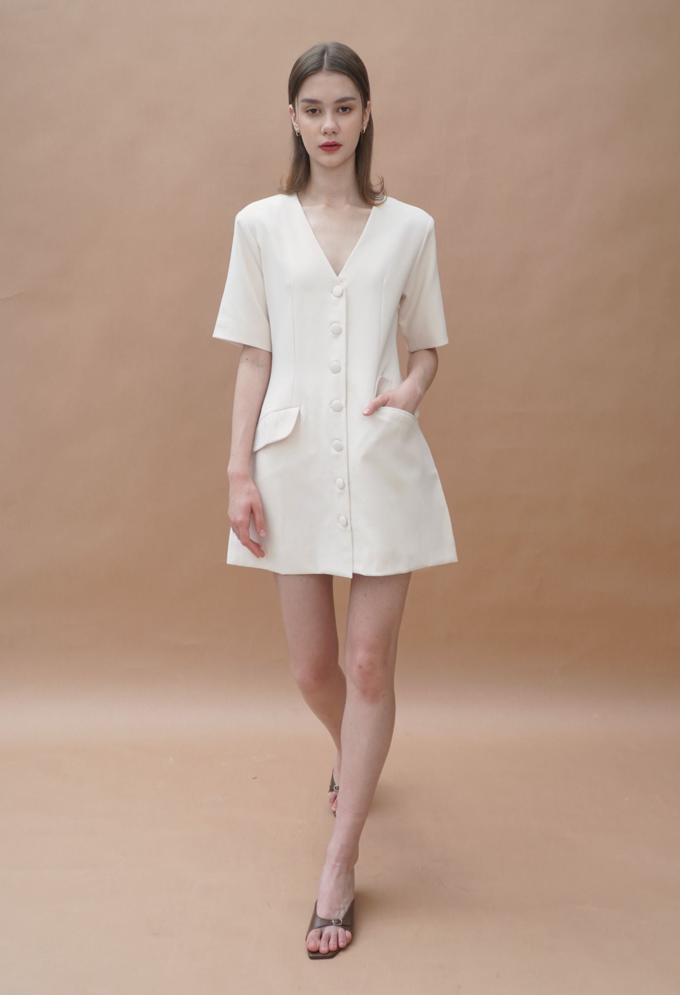 Paloma Dress White