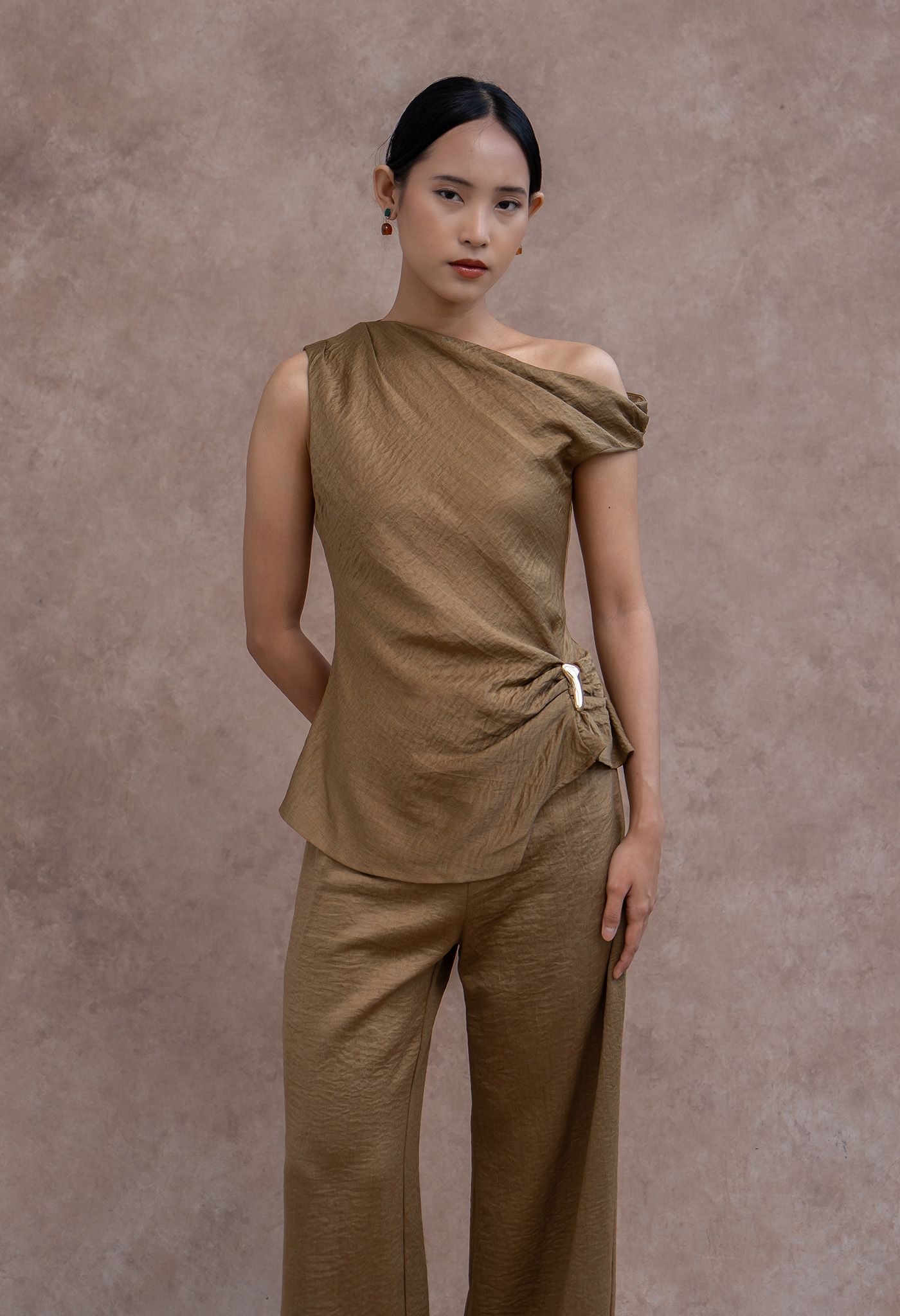 Rui Top Brown Olive