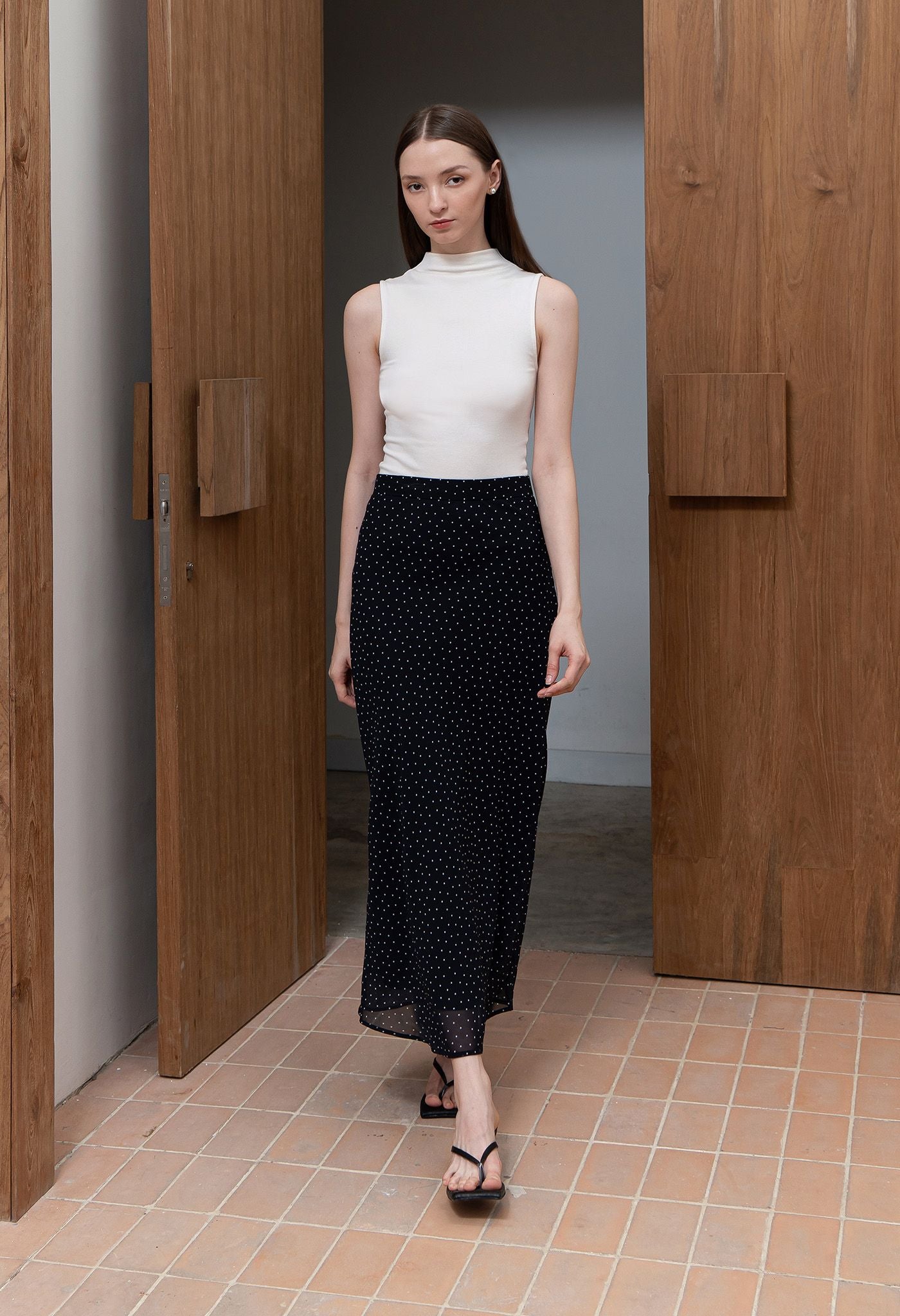 Maris Skirt in Dark Navy