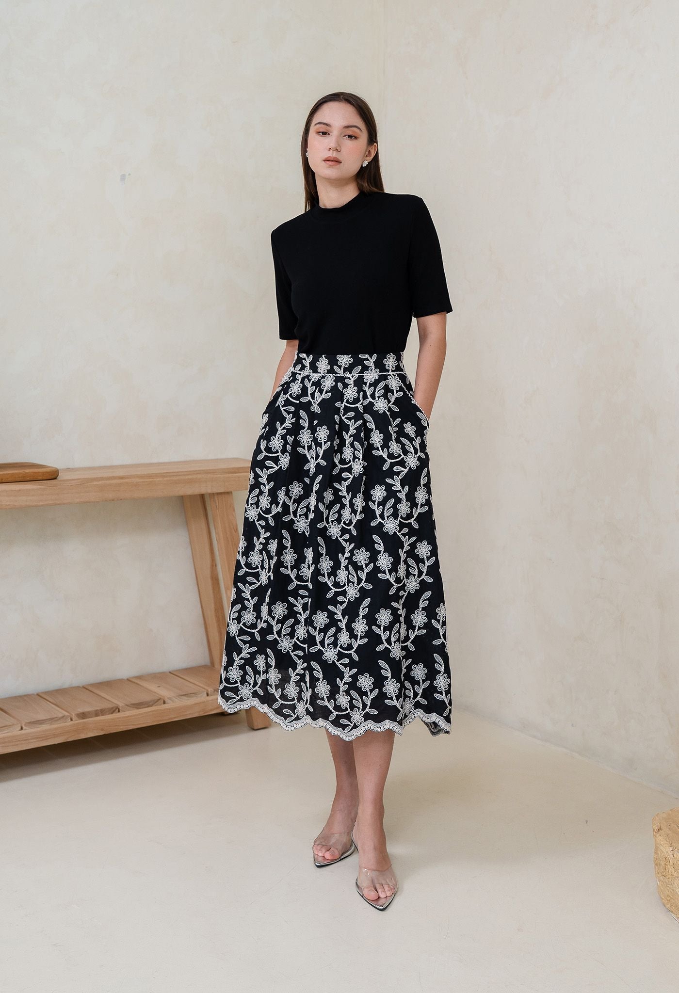Posie Skirt Black