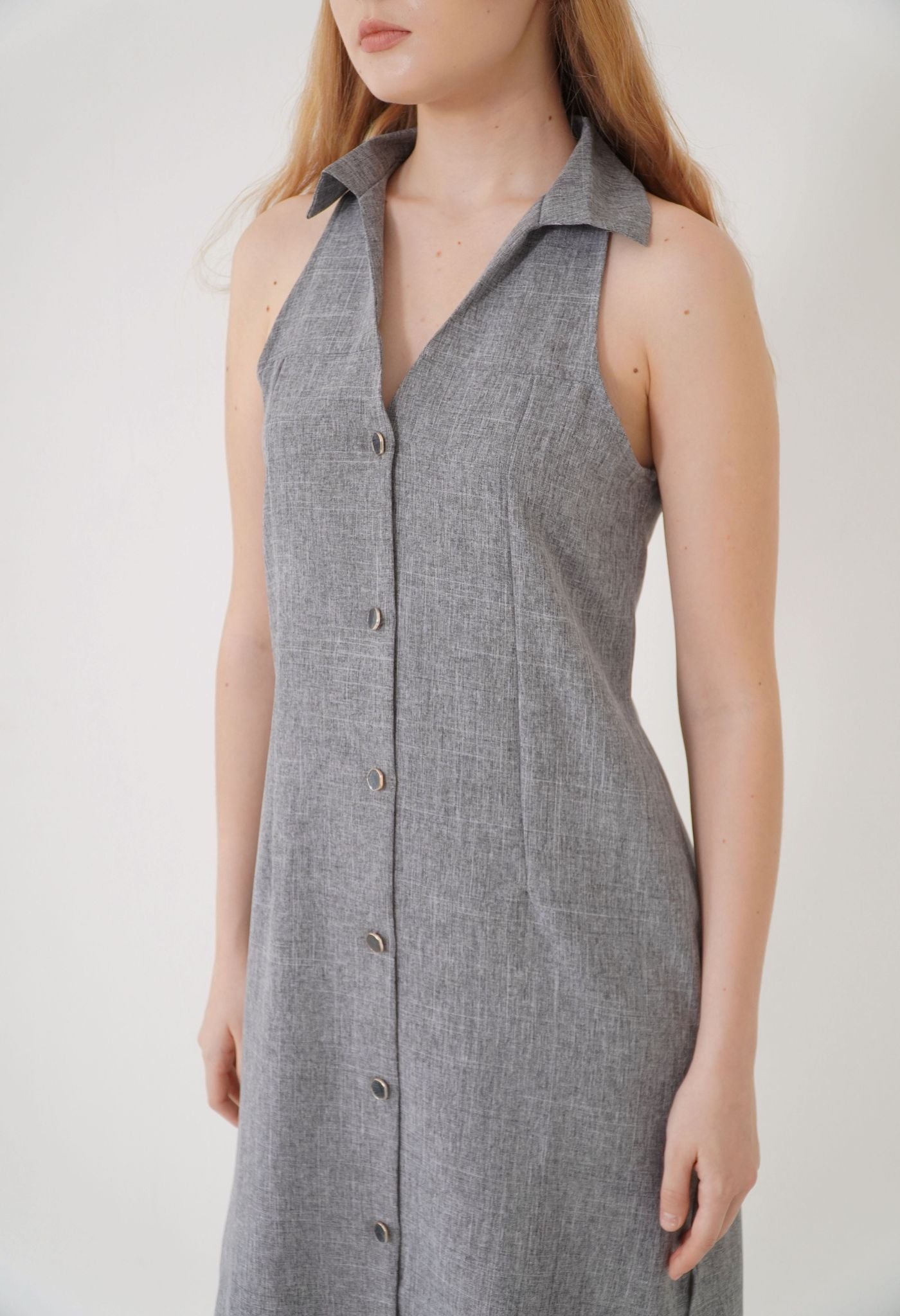 Rhea Dress Grey