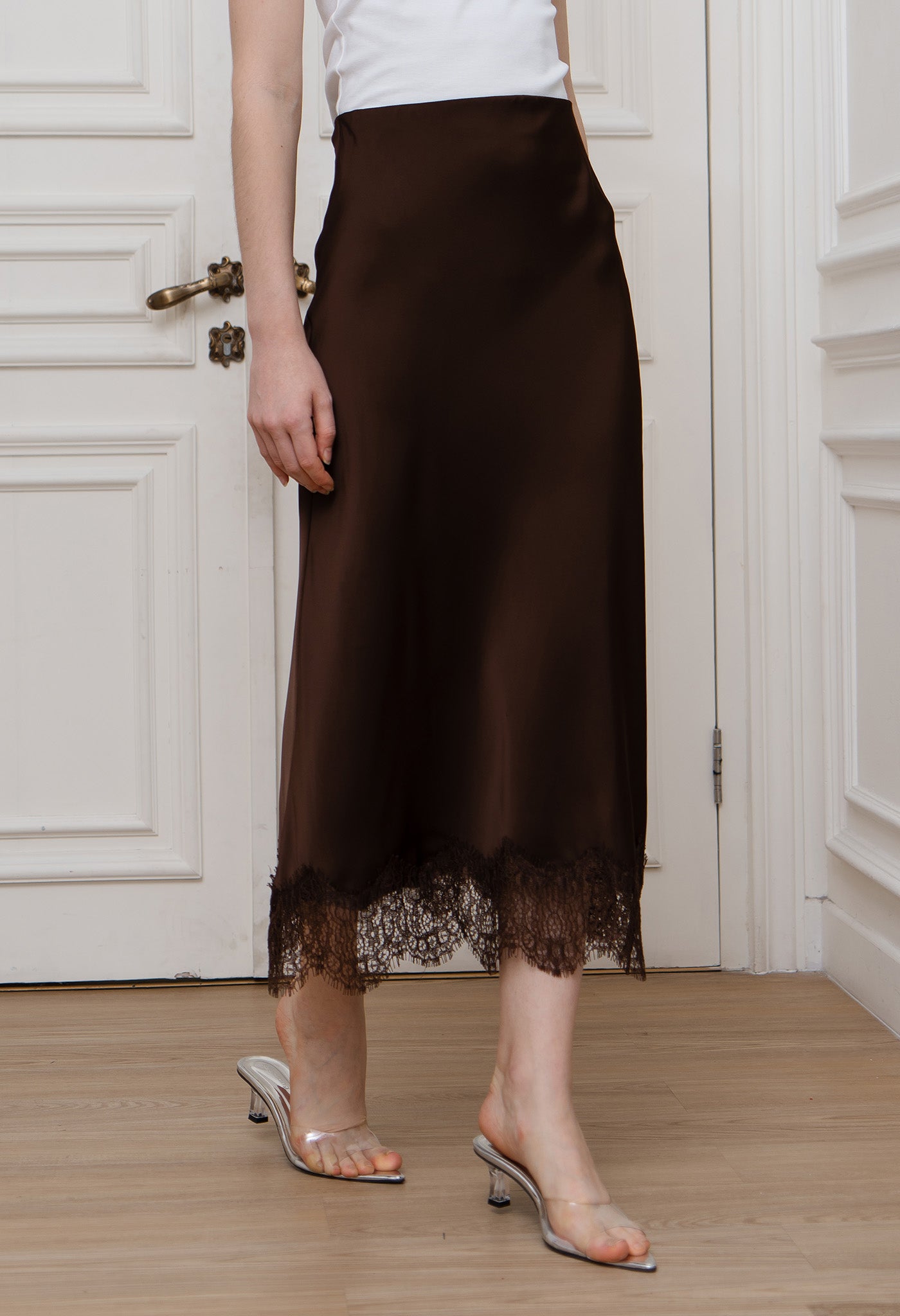 Candice Skirt Dark Brown