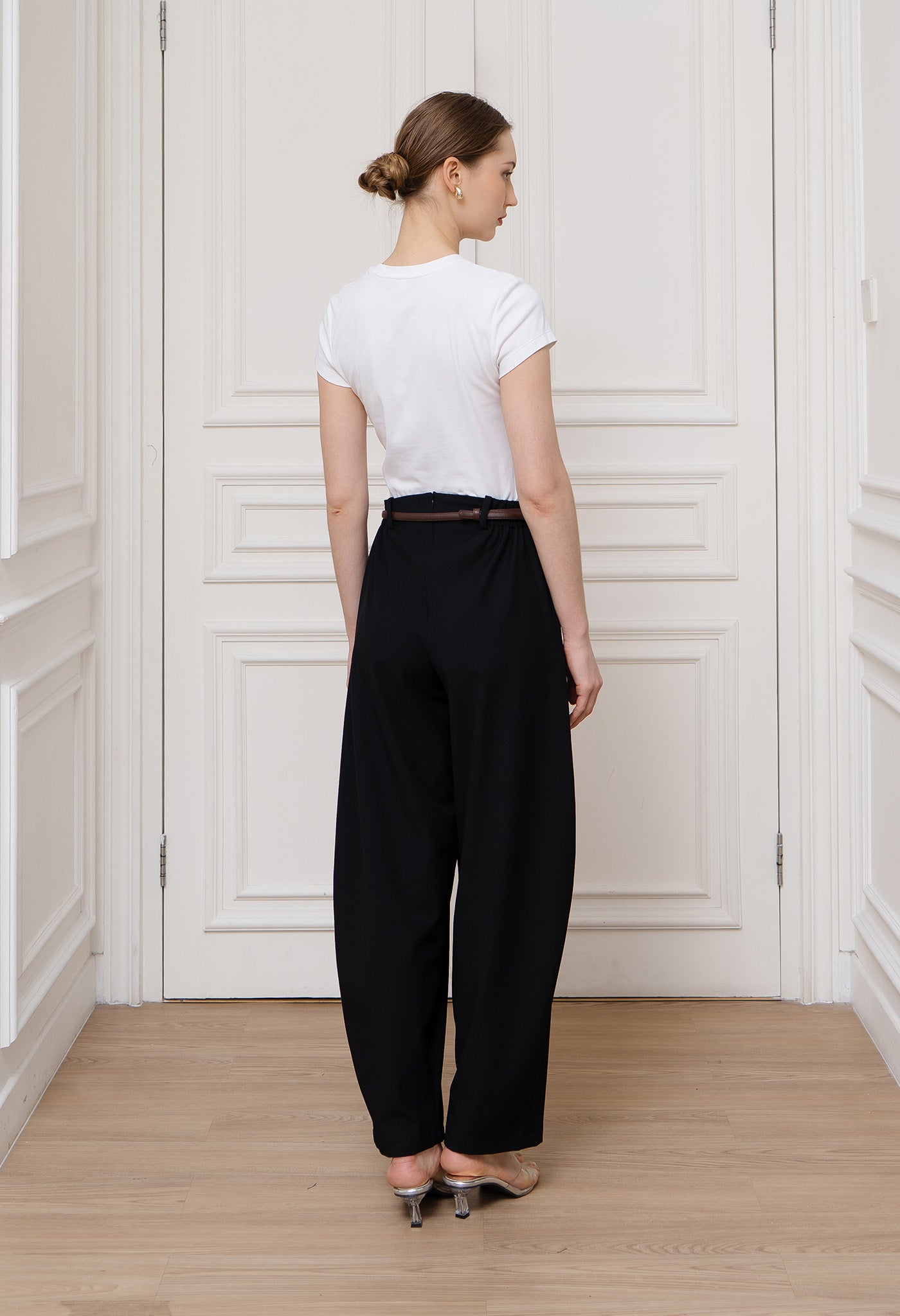 Vesper Barrel Pants Black