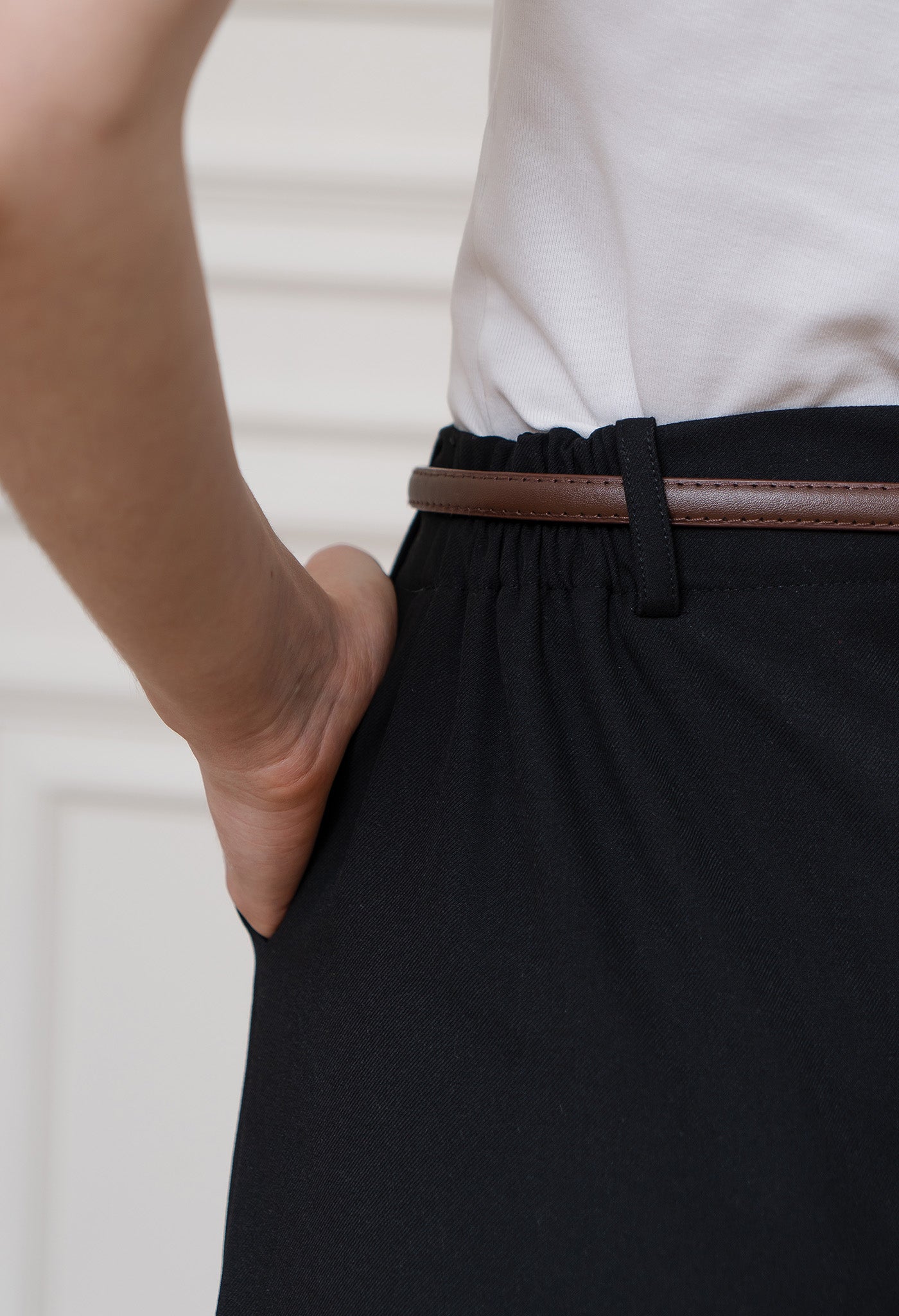 Vesper Barrel Pants Black