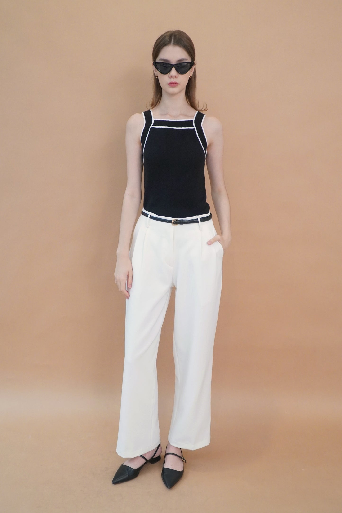 Gia Pants White